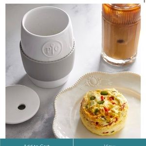 Pampered Chef ceramic egg cooker- new in box